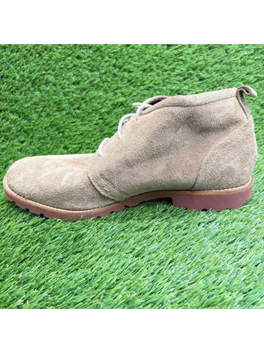 Rockport Charson Mens Size 7E Brown Casual Classic Outdoor Suede Chukka Boots